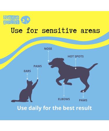 Noseprint Spf 15 Sun Protection Balm For Pets 60 Ml Eco Tin | Moisturising Sunscreen For Dogs An Cats | Non Toxic Formula Dog Nose Balm Dog Paw Balm Sun Cream Balm | Dog Sun Protection | Made In Uk - Buy Online on GoSupps.com