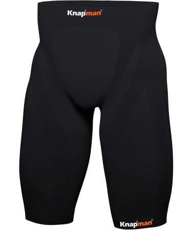 Knapman Men's Zoned Compression Pants - USP 25% Black L | International Shipping Available - Buy Online on GoSupps.com