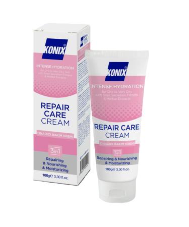 KONIX Barrier Cream face Moisturize Protects And Soothes Dry Sensitive Skin Enriched With Vitamin E For Skin Regeneration And Elasticity Formula 100 Gr
