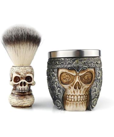 Premium Shaving Brush Foam Soap Shell Set for Men | Face Treatment & Beard Grooming Tools | High-Quality Bartbrush & Razor Accessories - Buy Online on GoSupps.com