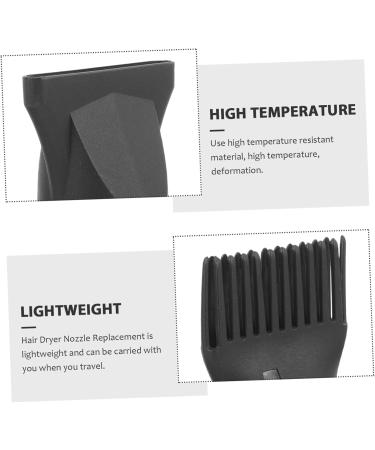 VILLCASE 10pcs Hair Styling Tips Hair Dryer Nozzles and Combs Blow Dryer Brush Styling Brush Nylon Tuyere - Buy Online on GoSupps.com