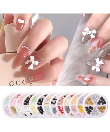 HIOPOIUYT Nail Art 3D Nail Tie Design Nail Art Slices Nail Studs For Nail Art 3d Nail Art 3d Nail Art Bows - Buy Online on GoSupps.com