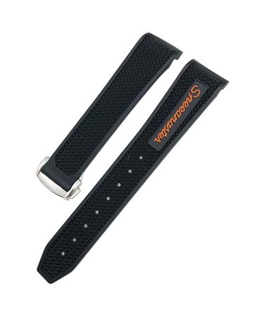 CekGDB women men watch bracelets for Omega Sxwatch Speedmaster 007 Seamaster 300 AT150 Silicone watch bracelet 18mm silicone clock bracelet orange around 20 mm