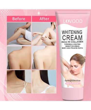 LOVOOD Dark Spot Corrector Cream - Underarm, Neck & Elbow Brightening Moisturizer (2.0 Fl Oz) - Buy Online on GoSupps.com