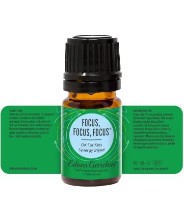 Edens Garden Focus Synergy Blend for Kids - 100% Pure Therapeutic Grade Essential Oil - 5ml - Buy Online on GoSupps.com