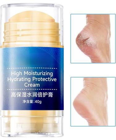  G n rique Foot Balm Anti-Drying Heel Cream Natural Moisturizing Formula Cracked Skin Repair Soothing Nourishment Care 40g Tube for Men Women Elbows Knees and More - Buy Online on GoSupps.com