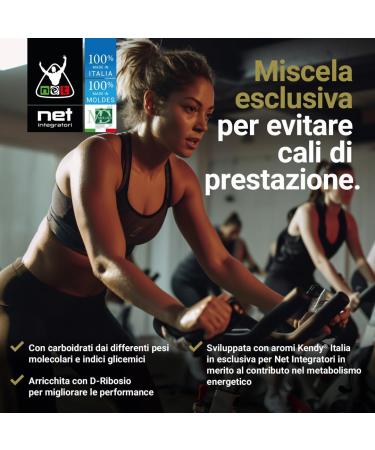 NET Integratori GLYCOPOWER 8 carbohydrate supplement 455 g lemon - Buy Online on GoSupps.com