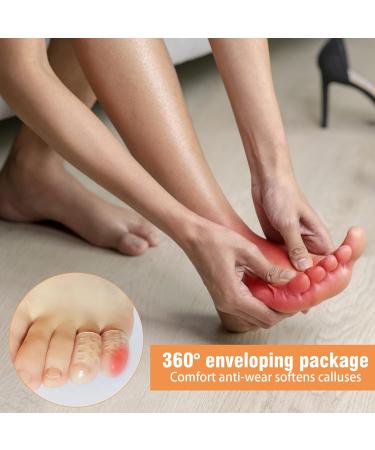 Silicone Gel Toe Protectors - Anti-Friction & Breathable Toe Covers for Men and Women (10Pcs) - Buy Online on GoSupps.com