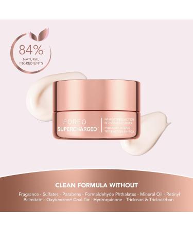FOREO Supercharged HA+PGA Face Moisturizer - Vegan Wrinkle Cream with Hyaluronic Acid & Squalane - Clean Skincare - 1.6 fl. oz - International Shipping Available - Buy Online on GoSupps.com