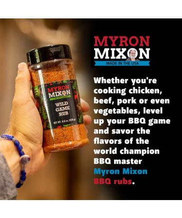 Myron Mixon Rubba Dub Rib BBQ Rub - Champion Pitmaster Recipe - 12 Oz | Gluten-Free, MSG-Free, USA Made - Buy Online on GoSupps.com