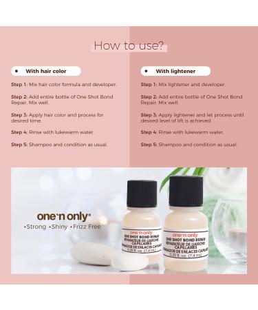 One n Only One Shot Bond Repair for Hair Color & Lightening - International Shipping Available - Buy Online on GoSupps.com