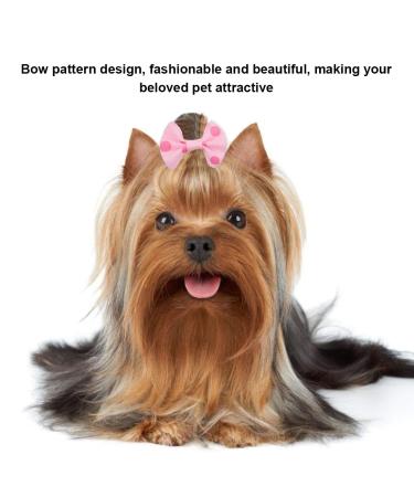 Fezf 20-Piece Dog Hair Accessories Set - Rubber Band Loops & Arches for Long-Haired Pets - Random Colors - Buy Online on GoSupps.com