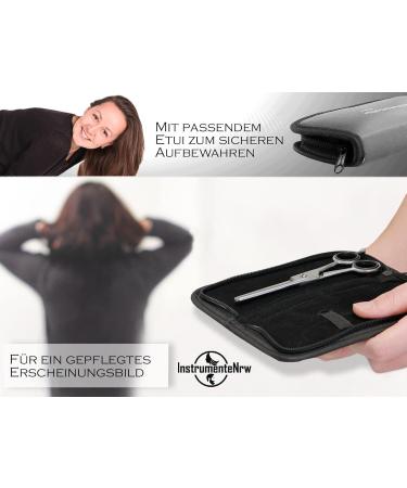 Premium Effilier Scissors for Hairdressing | 7-Inch Thinning Scissors with Case | Professional Modeling Hair Scissors - Buy Online on GoSupps.com