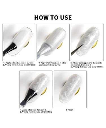 RARJSM Pearl Glitter Drawing Gel Polish | Shimmer Mermaid Nail Gel for Salon & DIY | Soak Off UV Gel US171 - Buy Online on GoSupps.com