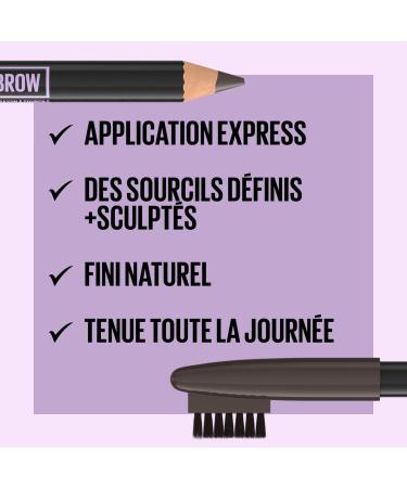 Maybelline New York - Tone-on-Tone Eyebrow Pencil - Long-Lasting & Natural Effect - Integrated Brush - Natural Wax Formula - Express Brow - Shade: Medium Brown (04) - Buy Online on GoSupps.com