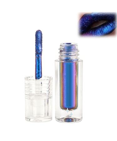 Fashion Multi-Color Liquid Lipstick optically Variable Eye Shadow Liquid optically Variable high Gloss Film-Forming Eye Shadow Liquid Lip Liquid is Suitable for Women. (05)