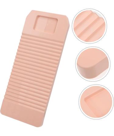 FOMIYES Plastic Washboard for Hand Washing Clothes - Durable 45.5x18cm Scrubbing Board in Pink - Ideal Household Wash Board for Efficient Laundry - Buy Online on GoSupps.com