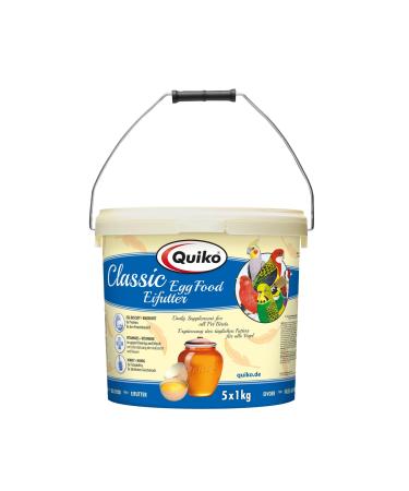 Quiko Classic Egg Food 5Kg - Concentrated and rearing food for all ornamental bird species 5 kg (1 pack) - Buy Online on GoSupps.com