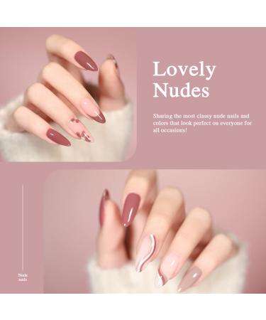 Beautify your nails with Larvall Beautpal Nude Gel Polish Set - 10 Pcs | All Seasons Skin Tones | Neutral C-Nude Pink | Soak Off LED Gel Polish | Salon-Quality DIY Manicure | Gift Box for Women - Buy Online on GoSupps.com