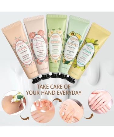 LOPHE Mini Cr mes pour les Mains 5 Pcs Ensemble de Cr me pour les Mains Cr me Hydratante Cr me Mains R paratrice Cr me Hydratante Pour Les Mains Pour les Mains et les Pieds Secs B - Buy Online on GoSupps.com