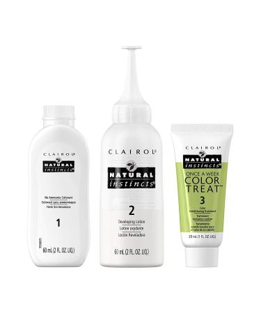 Clairol Natural Instincts Semi-Permanent Hair Dye for Men M17 Brown Black - Pack of 3 | 5 Fl Oz - Buy Online on GoSupps.com