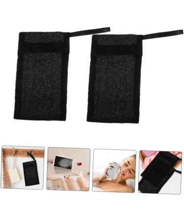 Baluue 8 Pcs Soap Foaming Mesh Bag Soap Bags for Soap Bars Soap Scrubber Pouch Foam Soap Nylon Fiber Black - Buy Online on GoSupps.com