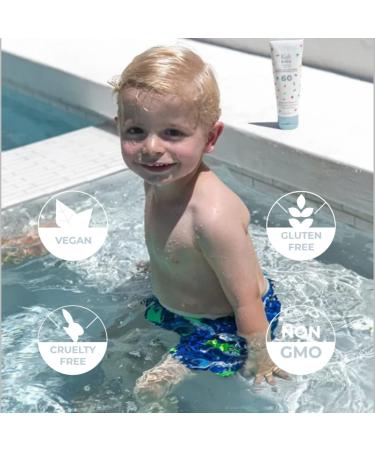Sonrei Kids Zinq Mineral SPF 60 Sunscreen Gel | 6.8oz | Body & Face Protection - Buy Online on GoSupps.com