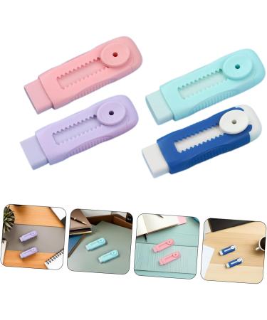  Angoily Angoily 12 Push The Eraser Travel Eraser Push Pull Eraser Retractable Pencil Erasers Pengum Drawing Pencil Eraser Sliding Retractable Erasers For School Portable ABS - Buy Online on GoSupps.com