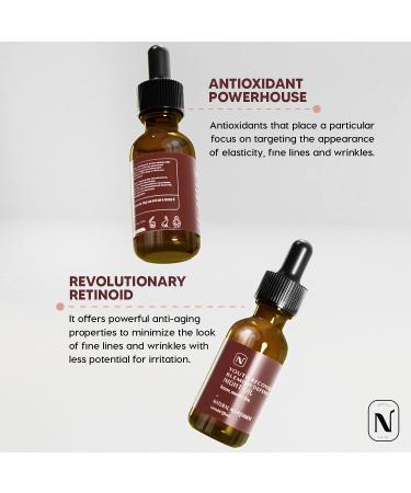 NOACIER Blemish Defense Night Face Serum - Hydrating Oil for Acne Aging & Dark Spots with Squalane Rosehip Vitamin E & Retinol - Youth Recovery Solution - Buy Online on GoSupps.com