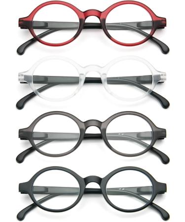 Kokobin 4 Pack Anti-Blue Light Reading Glasses for Men & Women - 1.5 Diopters with Spring Hinges - Buy Online on GoSupps.com