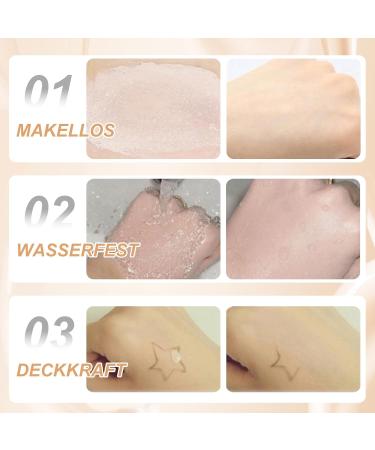 EONFAVE Foundation Color Changing moisturizing and SPF15 sun protection color changing foundation for mature skin flawless concealer makeup foundation for light to medium skin tones - Buy Online on GoSupps.com