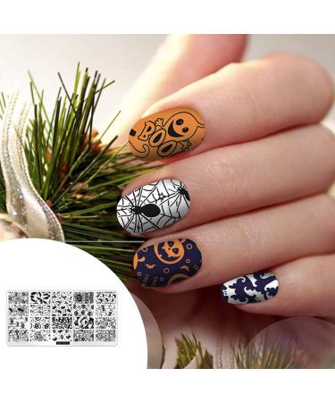 Christmas Nail Art Plate | DIY Stamping Template for Manicure | Holiday Designs for Professional & Home Use - Buy Online on GoSupps.com