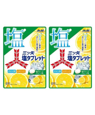 "Salt tablets" Salt charge tablet salted grapefruit flavor 2 Asahi With MAIKO sticker Pio big bazar