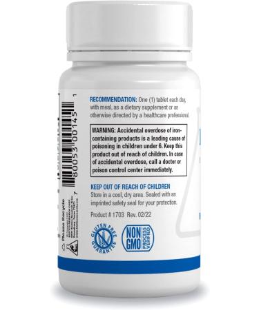 Biotics Research Fe-Zyme 25mg: Iron, Zinc & Copper for Red Blood Cell Production - 100 Tablets - Buy Online on GoSupps.com