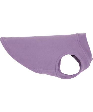 Gooby Lavender Stretch Fleece Vest Dog Sweater - Medium Size (11.5 inches) - Warm Winter Pullover Jacket for Small to Large Dogs - Buy Online on GoSupps.com