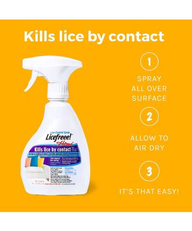 Tec Labs Licefreee Home Spray 16oz - Non-Staining Furniture Head Lice Treatment - Buy Online on GoSupps.com