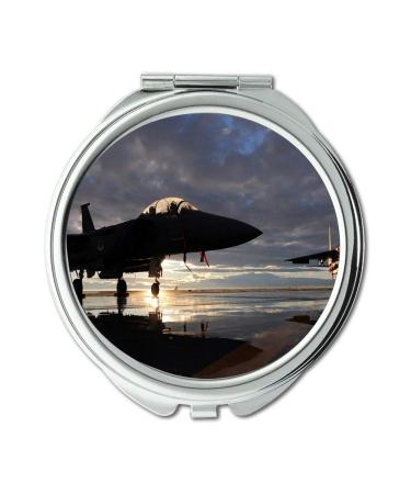 YENDOSTEEN aircraft desktop Mirror Compact Mirror fighter lyrics pocket mirror portable mirror