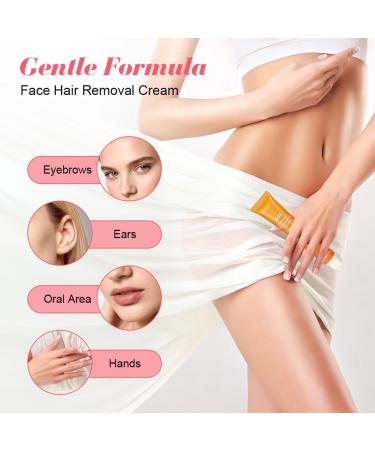 LOPHE Cr me D pilatoire - pilation Pr cise L vres Sup rieures Sourcils Bikini - Hypoallerg nique pour Peau sensible - Naturel Vegan Cruelty Free - 20g - Buy Online on GoSupps.com