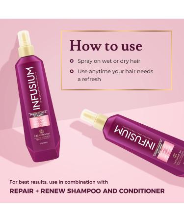 Infusium Repair & Renew Leave-In Treatment Spray 13oz - Infused with Nourishing Ingredients - Buy Online on GoSupps.com