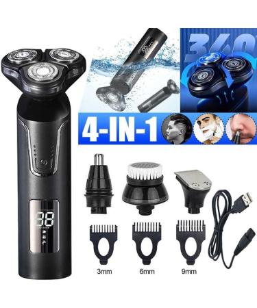 Head Shavers for Bald Men - Multi-Function Electric Razor with Three-Blade & Digital Display | Whole Body Trimmer - Buy Online on GoSupps.com