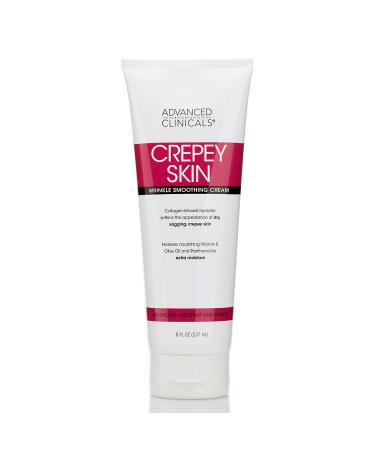 Advanced Clinicals Crepey Skin Care Treatment | Anti-Aging Body Lotion & Collagen Cream | Fragrance-Free Moisturizer with Vitamin E & Arnica | 8 Fl Oz - Buy Online on GoSupps.com