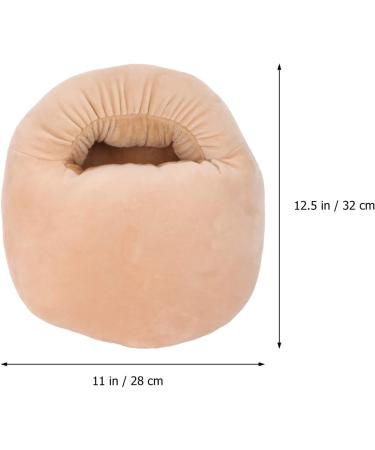 Buy Holibanna USB Foot Warmers - Fluffy Heated Slippers for Winter | Electric Heating Cushions in Camel Color - Perfect for Office Comfort - Buy Online on GoSupps.com