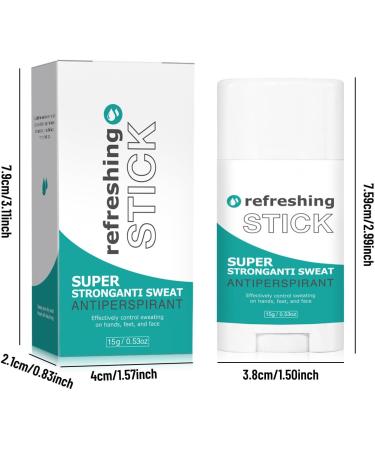  Generisch Antiperspirant balm deodorant stick against perspiration 15 g gentle protection against perspiration non-greasy for summer work travel - Buy Online on GoSupps.com