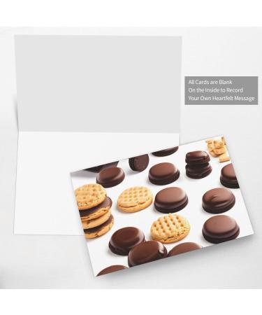 FRESQA Cookies Food Chocolate Chip Biscuits Chic And Dazzling Greetings:Holiday Card Thank You Card Friendship Thinking Of You Card White One Size - Buy Online on GoSupps.com