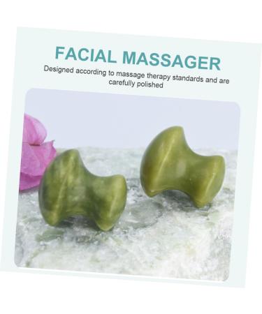 15 StK Meridian Massage Stone - Multifunctional Face & Body Massage Tools | Beauty Accessories for Women - Miss Green 5-Pack - Buy Online on GoSupps.com