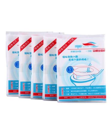 Toilet Seat Cover 50pcs/lot Convenient Travel Disposable Toilet Seat Cover Mat 100% Waterproof Toilet Paper Pad Seat Paper Cover