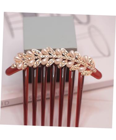 DOITOOL Bridal Hair Pin French Hair Side Comb Crystal Hair Pin Rhinestone Hair Comb Bridal Hair Clip Traditional Chinese Hair Comb South Korea Plastic Bride Rhinestones - Buy Online on GoSupps.com