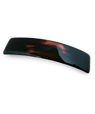 Parcelona French Rectangular Tortoise Shell Large Hair Barrette with Strong Grip - Buy Online on GoSupps.com