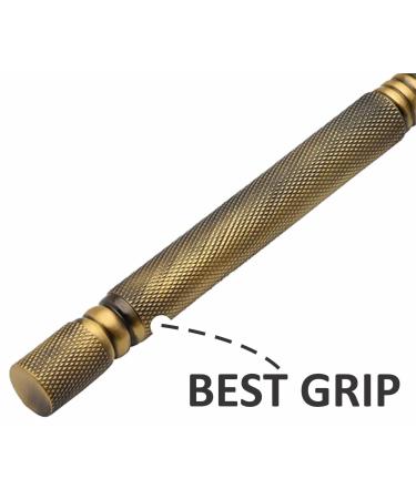 Pearl Double Edge Safety Razor for Men - Eco-Friendly Reusable Shaving Kit | Classic & Luxury Men's Shaving Experience - Buy Online on GoSupps.com
