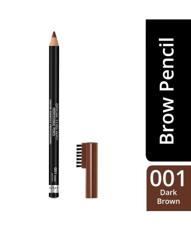 Rimmel Professional Eyebrow Pencil with Comb No. 001 - Dark Brown | Buy Online | International Shipping Available - Buy Online on GoSupps.com